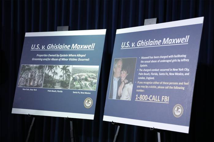 Fotografía de archivo de uno de los casos contra Jeffrey Epstein.