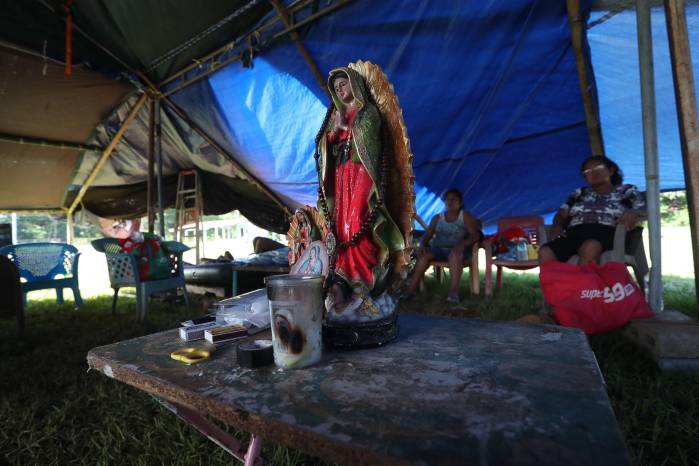 “Abuela, nos vamos a morir”: el miedo persiste bajo una carpa en Soná