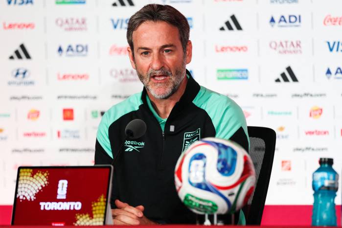 El entrenador de la selección de Panamá, Thomas Christiansen.