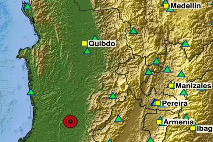 Entre los lugares desde donde se recibieron reportes figuran Cali, Buenaventura, Palmira, Jamundí, Popayán, Pereira, Armenia, Yumbo, Montería y La Tebaida.
