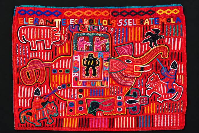 Una de las molas que será repatriada a Panamá, y que aparece en el libro ‘Guna Art’, cuya publicación fue sufragada por la Fundación Rockefeller