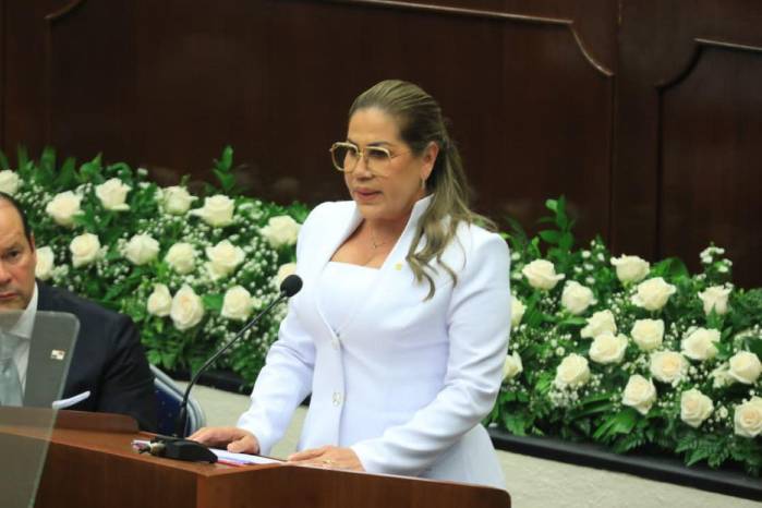La nueva presidenta delineó sus prioridades legislativas durante su discurso de toma de posesión.