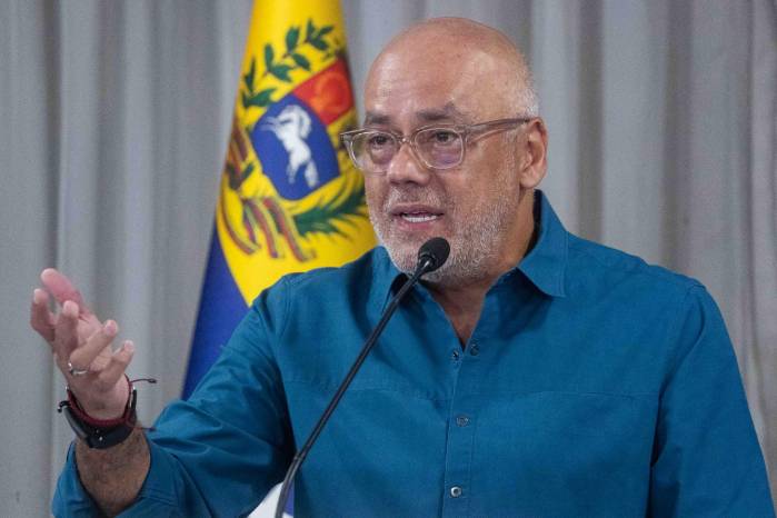 El presidente de la Asamblea Nacional de Venezuela, Jorge Rodríguez.