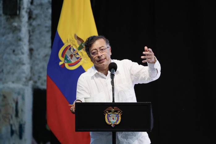 Fotografía de archivo del presidente de Colombia, Gustavo Petro.