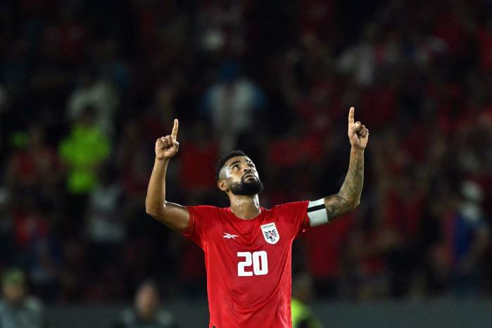 El mediocampista de la selección de Panamá, Aníbal Godoy.