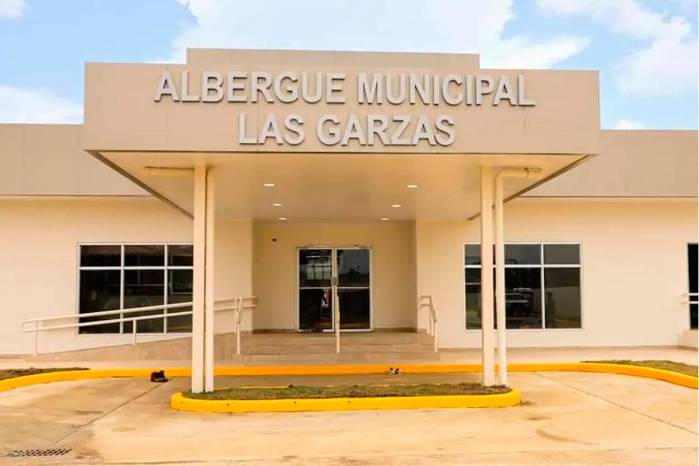 El albergue municipal de Las Garzas tiene capacidad para 250 personas, entre hombres y mujeres.