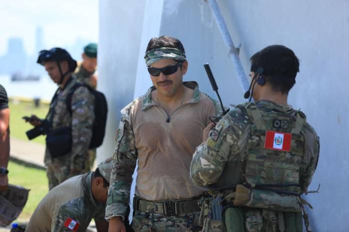 Fuerzas de cuatro países participaron en ejercicios de seguridad para proteger el Canal.