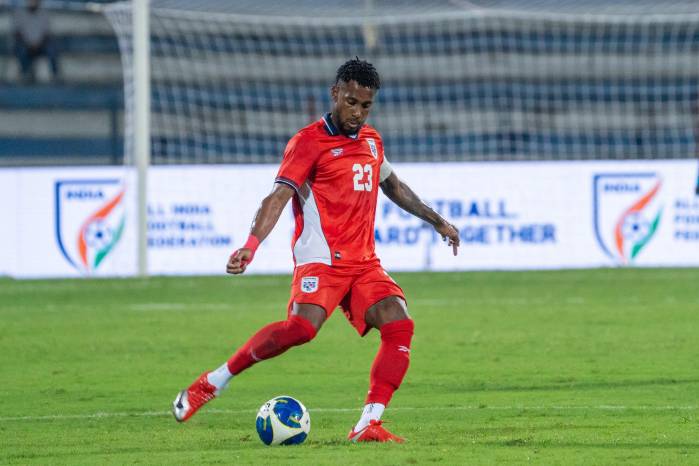 Amir Murillo durante el amistoso ante la India.