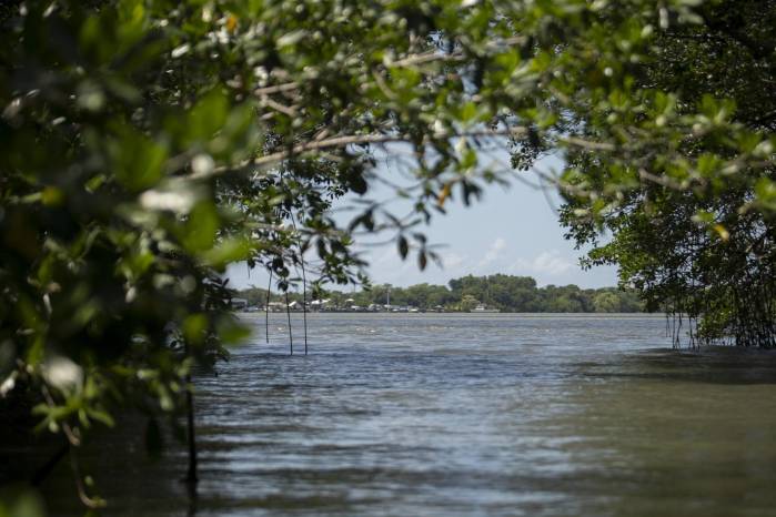Fotografía cedida por la Unión Internacional para la Conservación de la Naturaleza que muestra una zona de Puerto Lempira (Honduras).