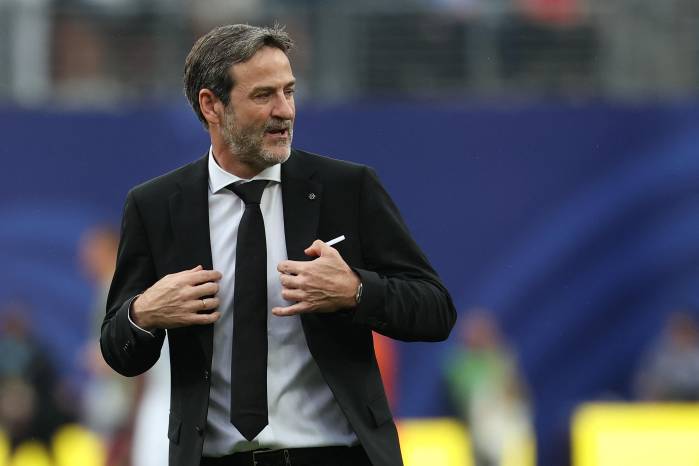 El entrenador de la selección de Panamá, Thomas Christiansen.