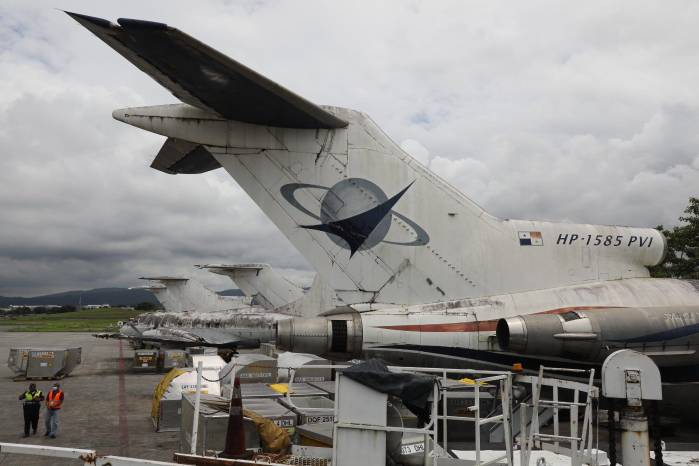 Seis aeronaves declaradas en abandono ocupan terrenos de la Terminal de Carga de Tocumen y otras cinco se encuentran en el Aeropuerto Internacional Panamá Pacífico.