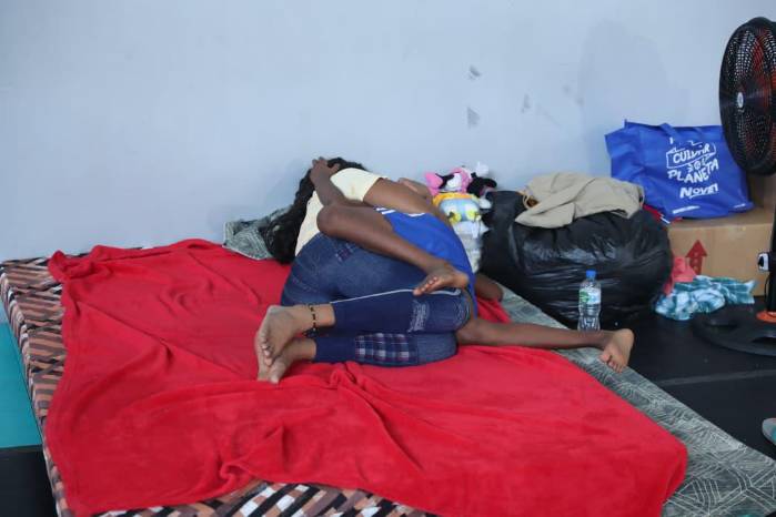 Las 22 familias esperan una solución habitacional tras haber quedado sin hogar.