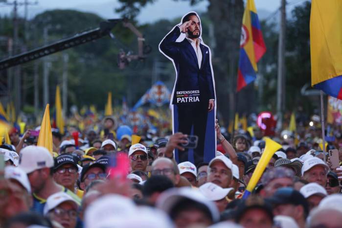Cierre de campaña del candidato presidencial Abelardo de la Espriella