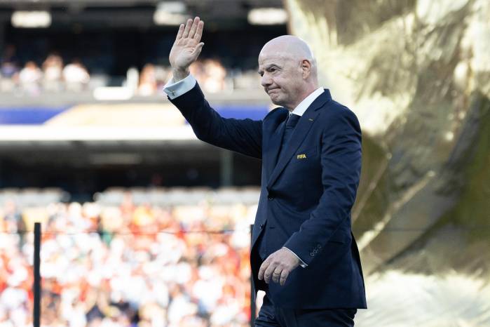 Gianni Infantino presidente de la FIFA.
