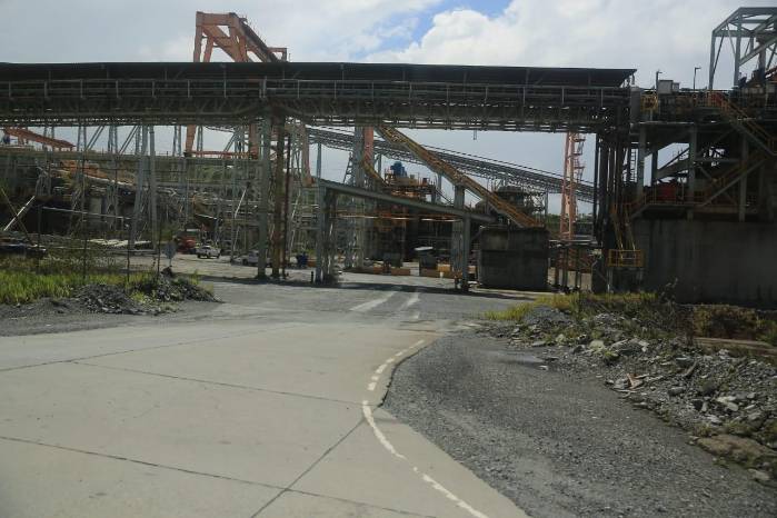 Sede de la mina Cobre Panamá, ubicada en Donoso.