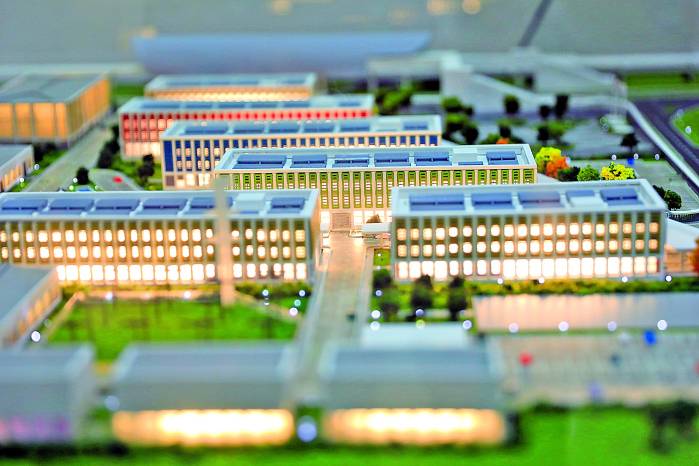 Maqueta del plan integral de transformación del Inadeh.