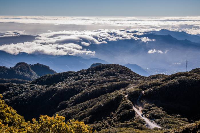 Vista panorámica del volcán Barú, una de las principales joyas naturales del país.