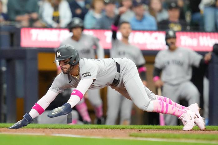 El jugador de los New York Yankees, José Caballero.