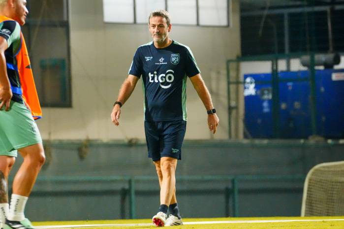 El entrenador de la selección de Panamá, Thomas Christiansen.