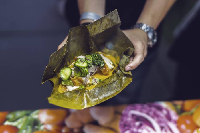 La gastronomía se incorporó como otro de los componentes del festival, con una propuesta centrada en la diversidad de la cocina panameña.
