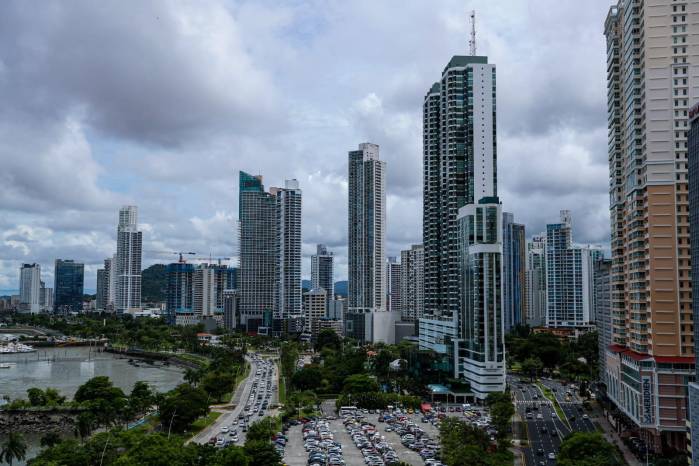 Vista panorámica de la Ciudad de Panamá.