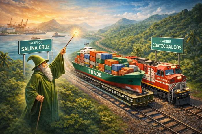 Un canal entre montañas