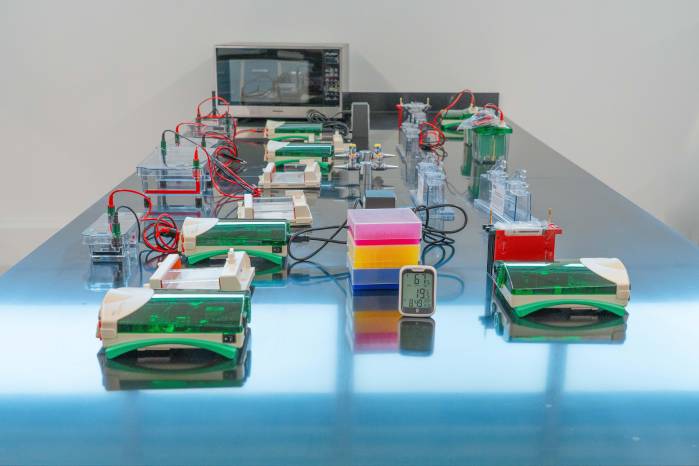Equipos de los laboratorios.