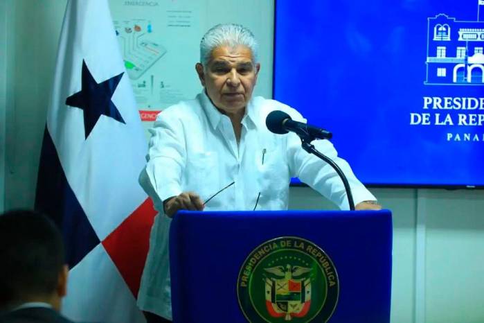 El presidente de la República, José Raúl Mulino.