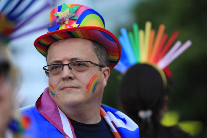 Participantes del desfile Panama Pride 2025.