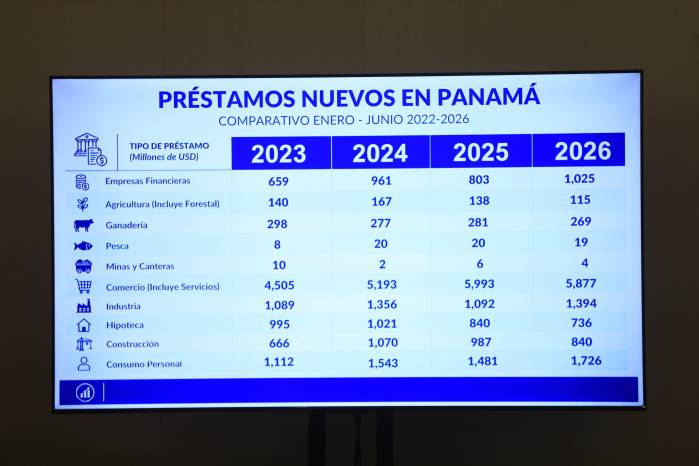 Los comportamientos de los préstamos nuevos fueron variados