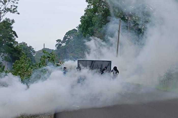 La provincia de Bocas del Toro en medio de las protestas.