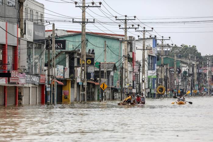 Lluvias en Tailandia