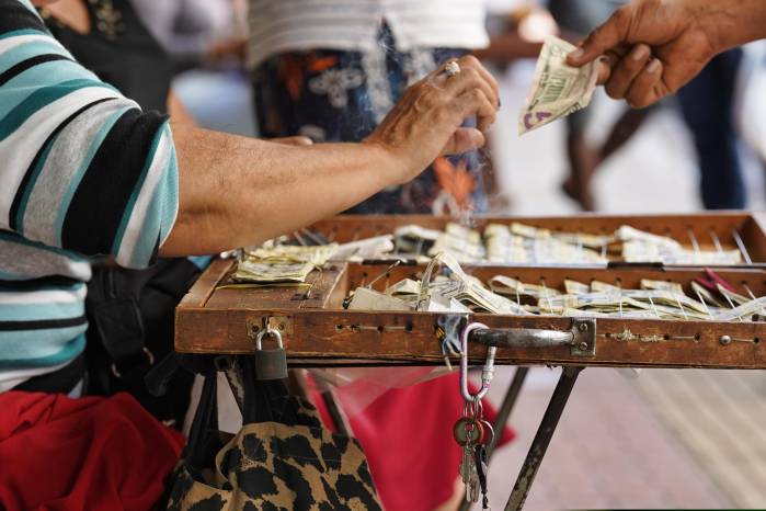 La impresión de los billetes de lotería