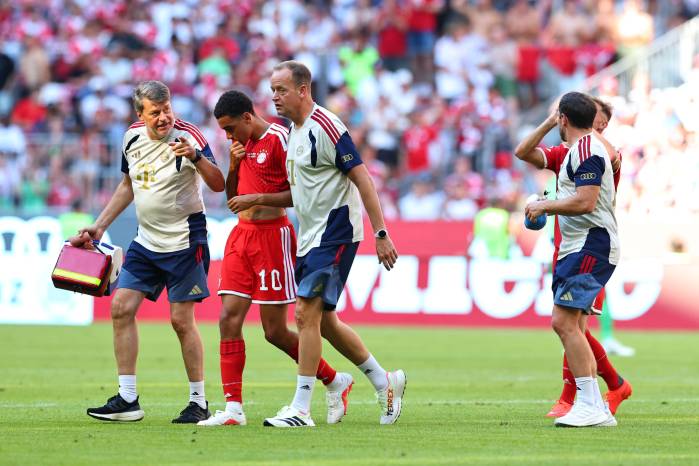 El futbolista del Bayern Múnich, Jamal Musiala.