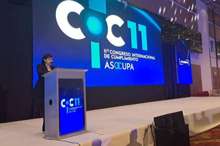 La presidenta de la Asociación de Oficiales de Cumplimiento de Panamá (ASOCUPA), Catherine Cardoze.