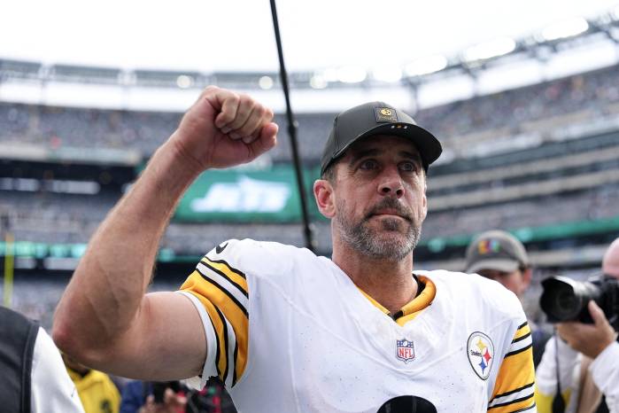 El jugador de la NFL, Aaron Rodgers.
