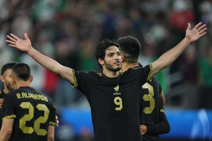 El jugador de la selección de México, Raúl Jiménez.