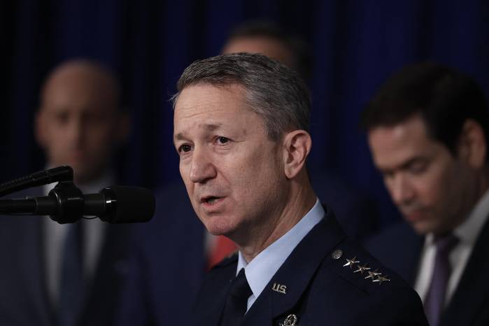 El jefe del Estado Mayor Conjunto Dan Caine.