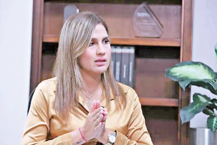 Alexandra Brenes, diputada de la coalición Vamos.