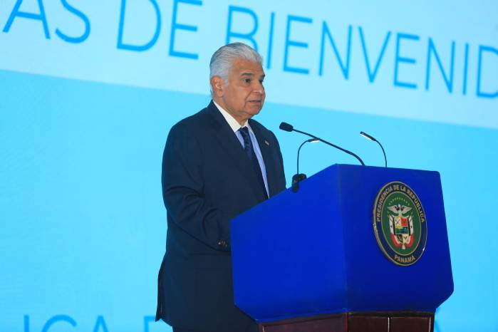 El presidente de la República, José Raúl Mulino