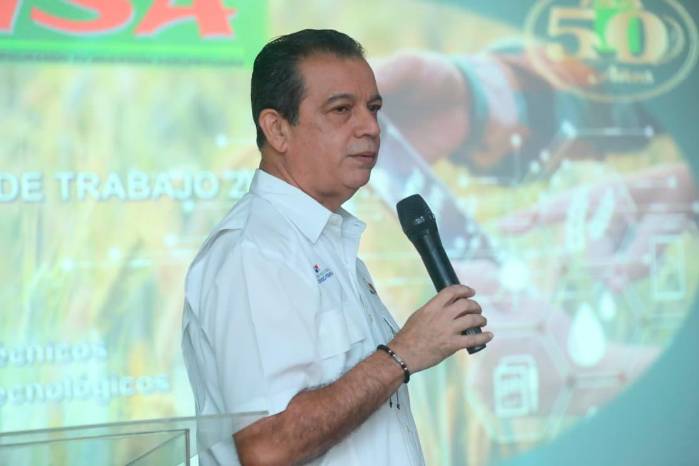 El gerente general del Instituto de Seguro Agropecuario (ISA), Ariel Espino.