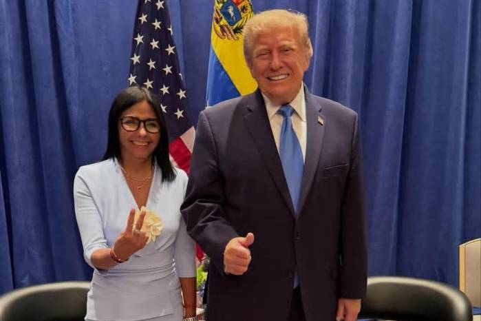 La mandataria venezolana expresó su agradecimiento a Trump y a su Gobierno por el apoyo brindado durante la emergencia ocasionada por los terremotos del pasado 24 de junio.