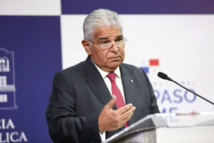 El presidente de la República de Panamá, José Raúl Mulino.