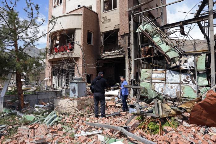 La Universidad Shahid Beheshti en Teherán (Irán) fue objetivo ayer de los ataques.