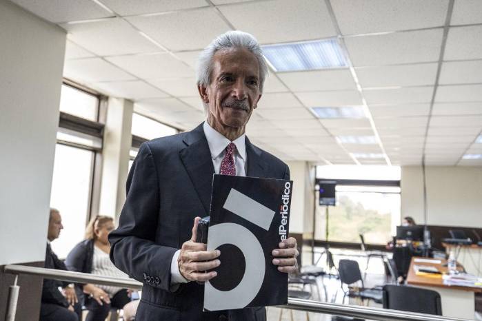 El periodista José Rubén Zamora en una imagen de archivo.