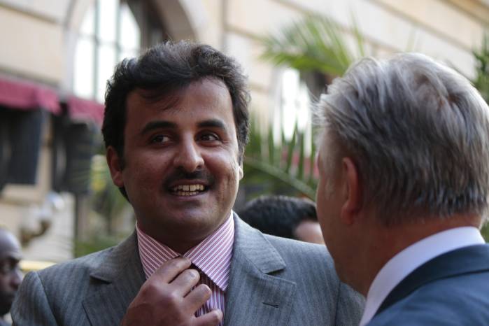 El jeque Hamad bin Khalifa Al Thani, ex emir de Catar y figura clave en la transformación del pequeño emirato del Golfo