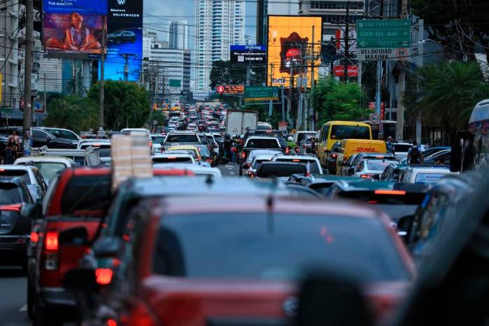 Calle 50 en la ciudad de Panamá.