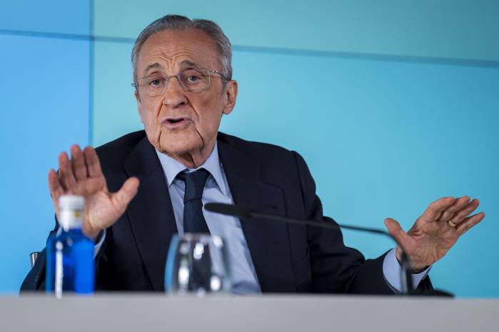 El presidente del Real Madrid, Florentino Pérez.