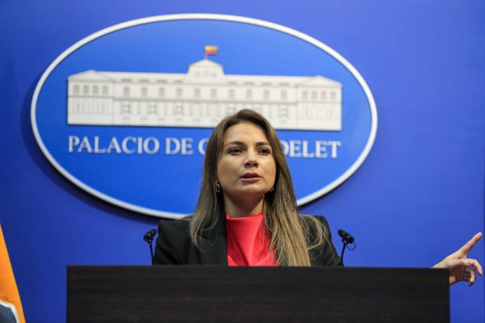 La portavoz del Gobierno de Ecuador, Carolina Jaramillo.