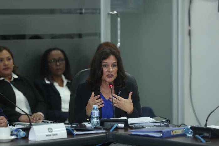 La administradora del Canal de Panamá, Ilya Espino de Marotta.